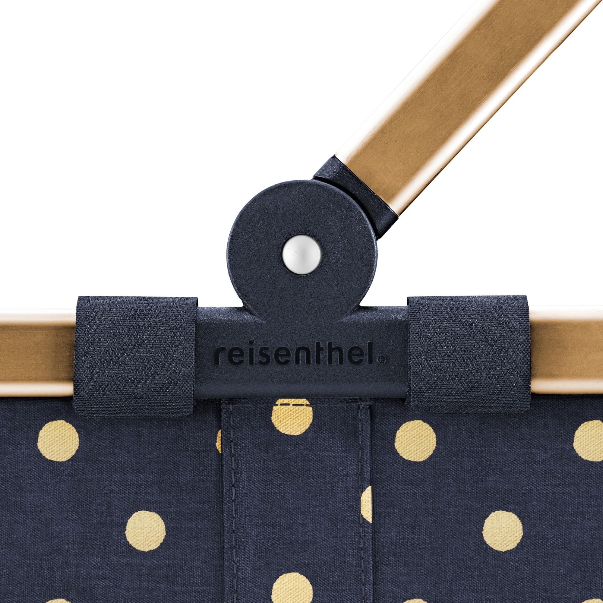 reisenthel - carrybag -  frame metallic dots blue