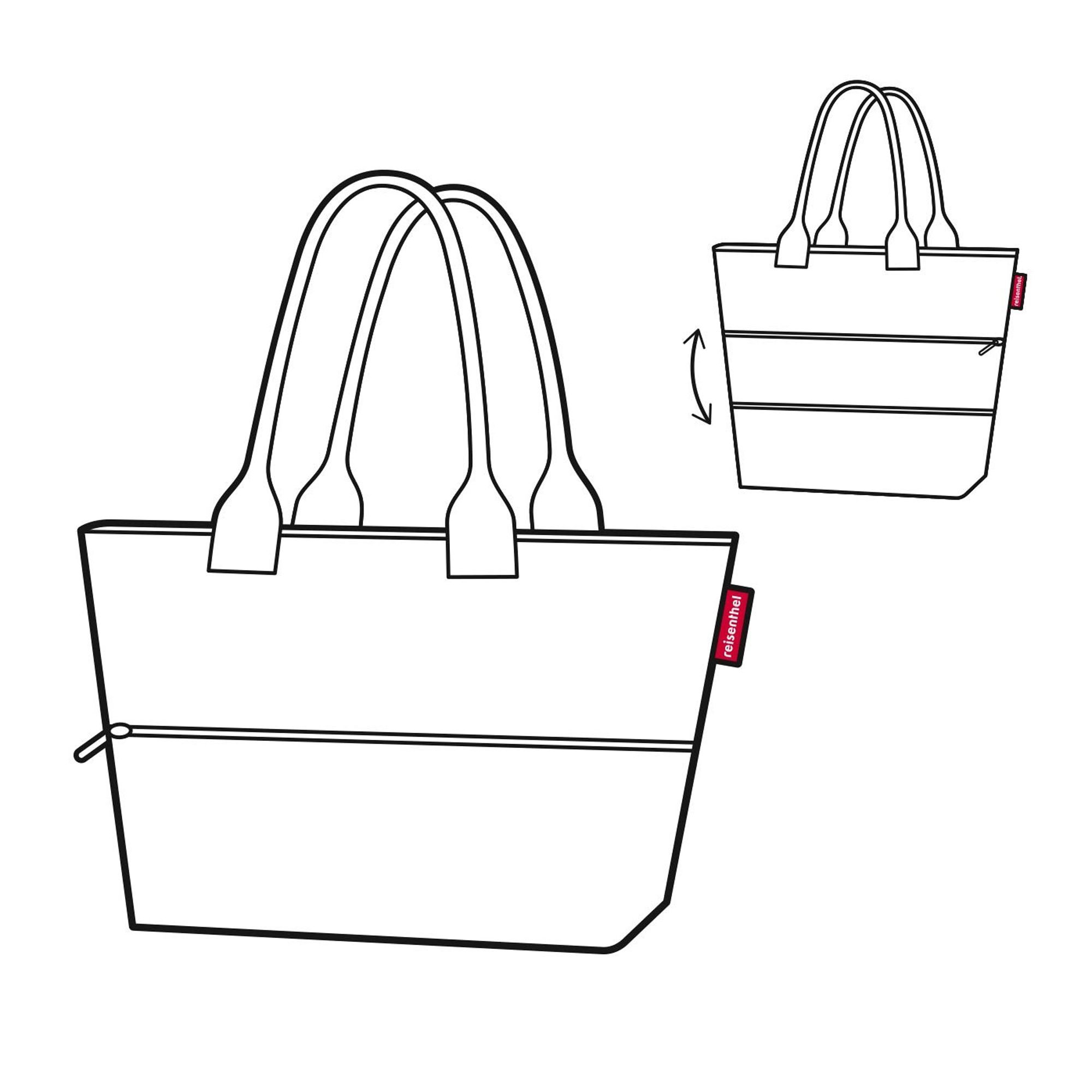 reisenthel - shopper e1 - dots white