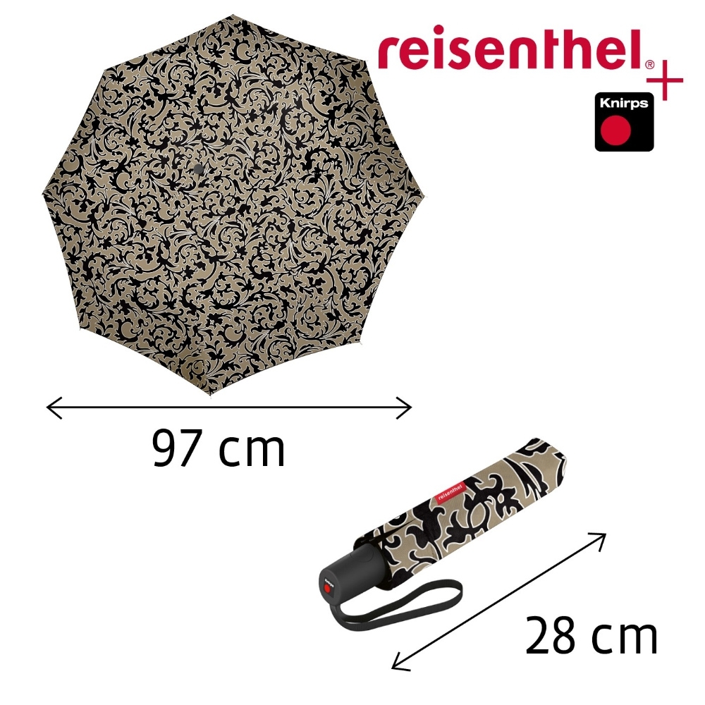 reisenthel - umbrella pocket duomatic - baroque marble