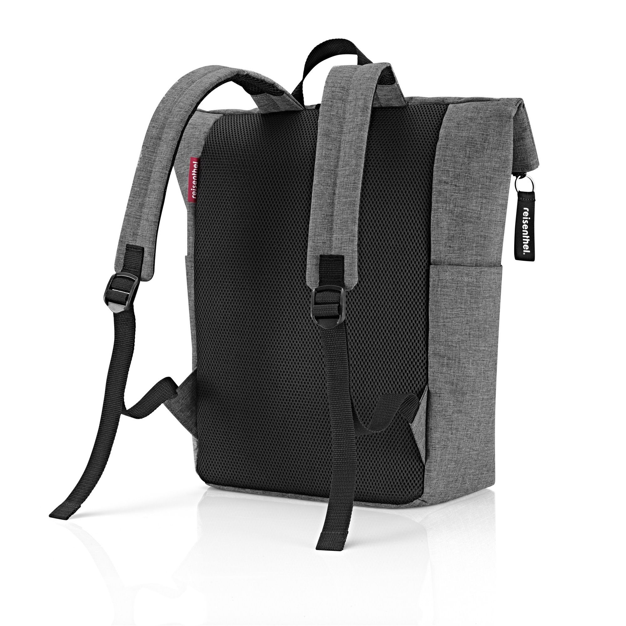 reisenthel - rolltop backpack -  twist silver