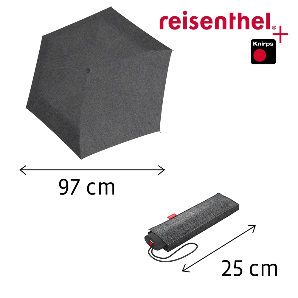 reisenthel - umbrella pocket mini - twist silver