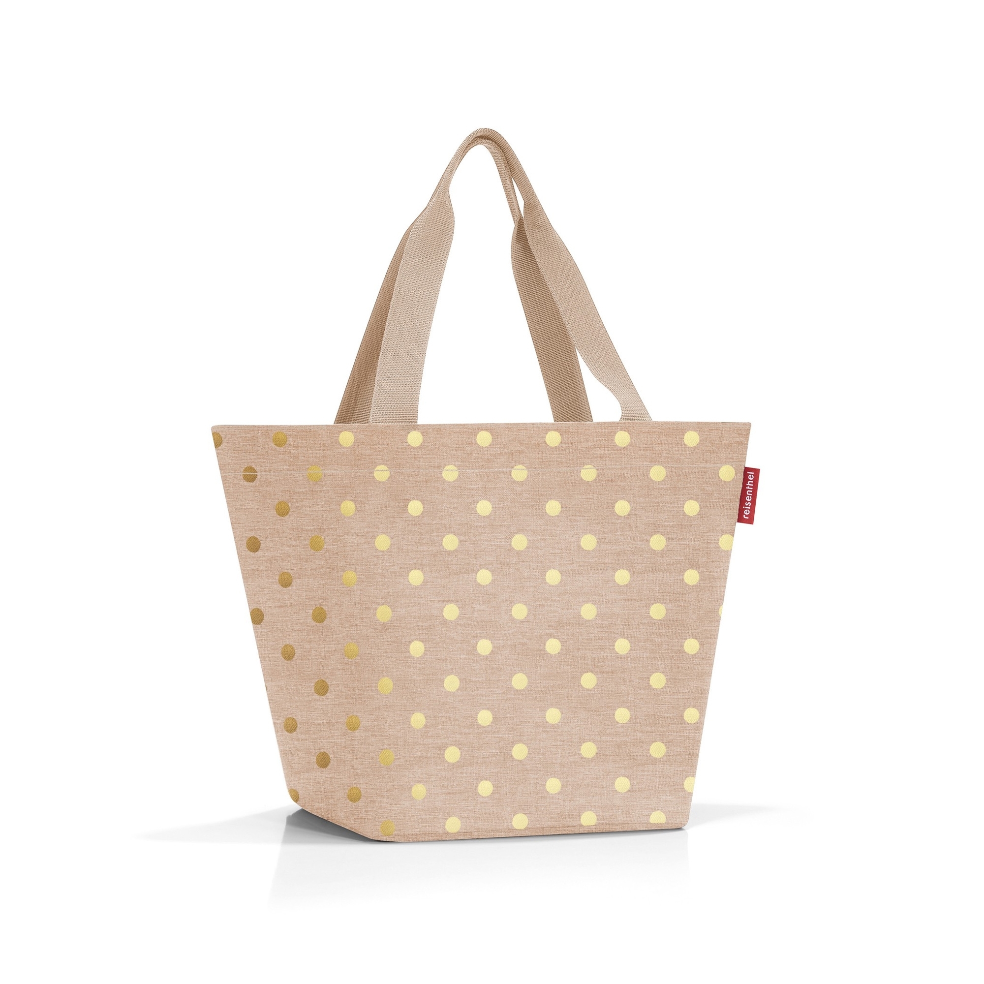 reisenthel - shopper M - metallic dots coffee