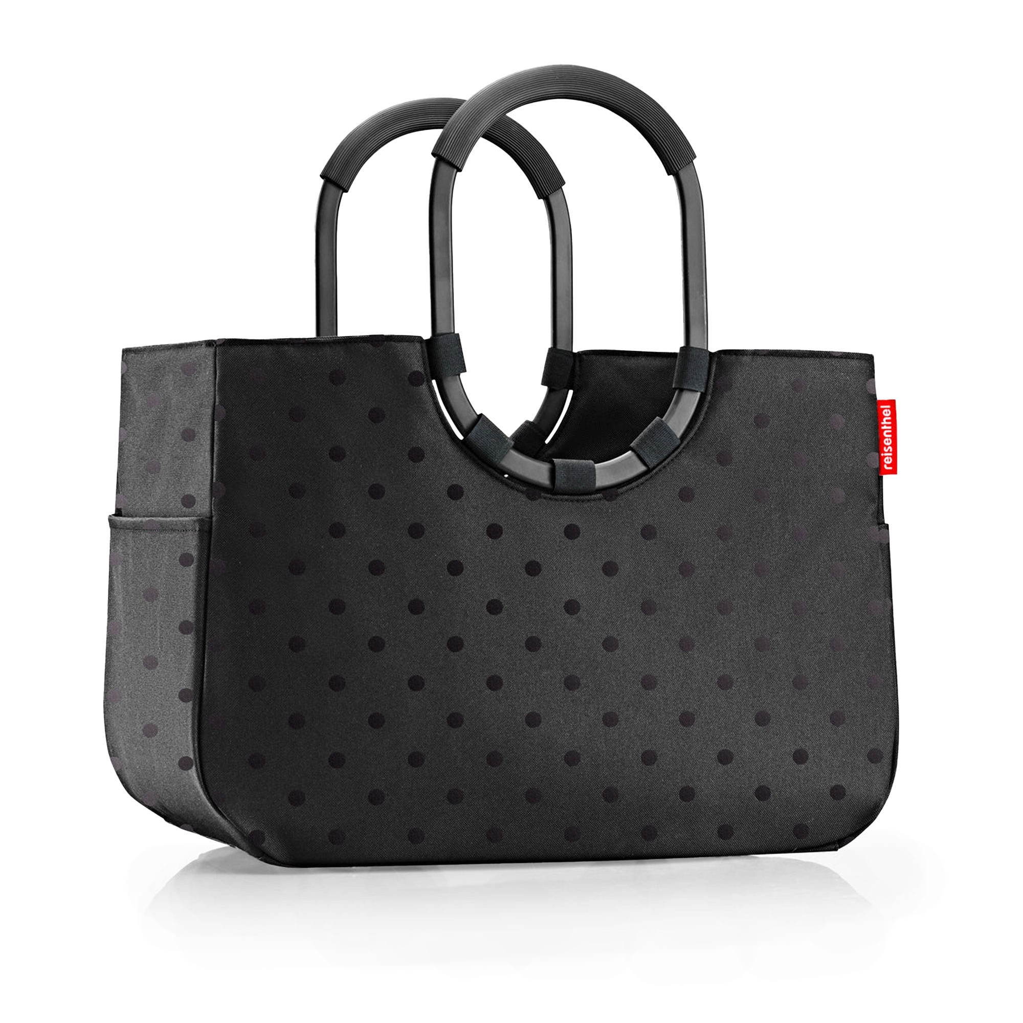 reisenthel - loopshopper L - frame glossy dots black