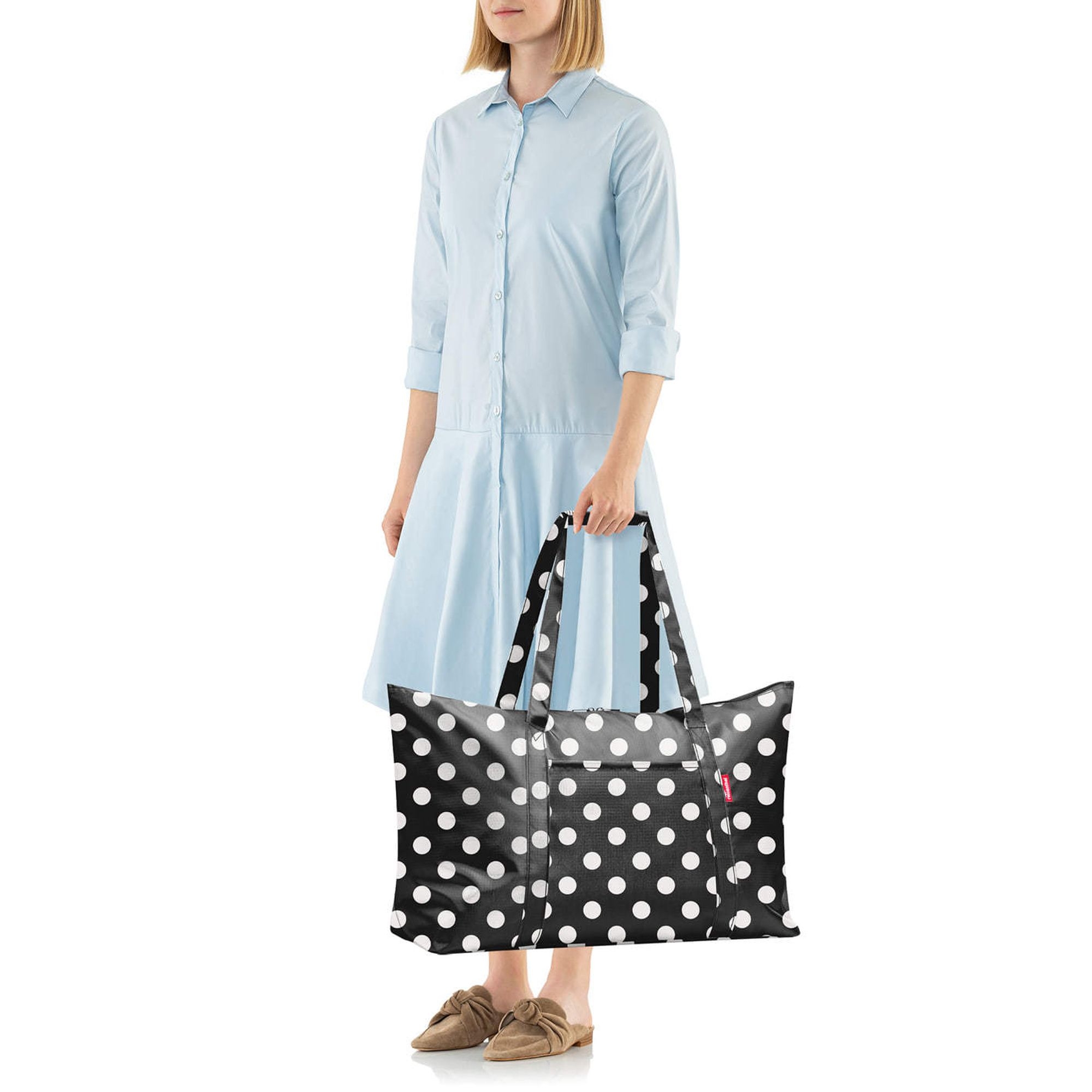 reisenthel - mini maxi travelbag - dots white