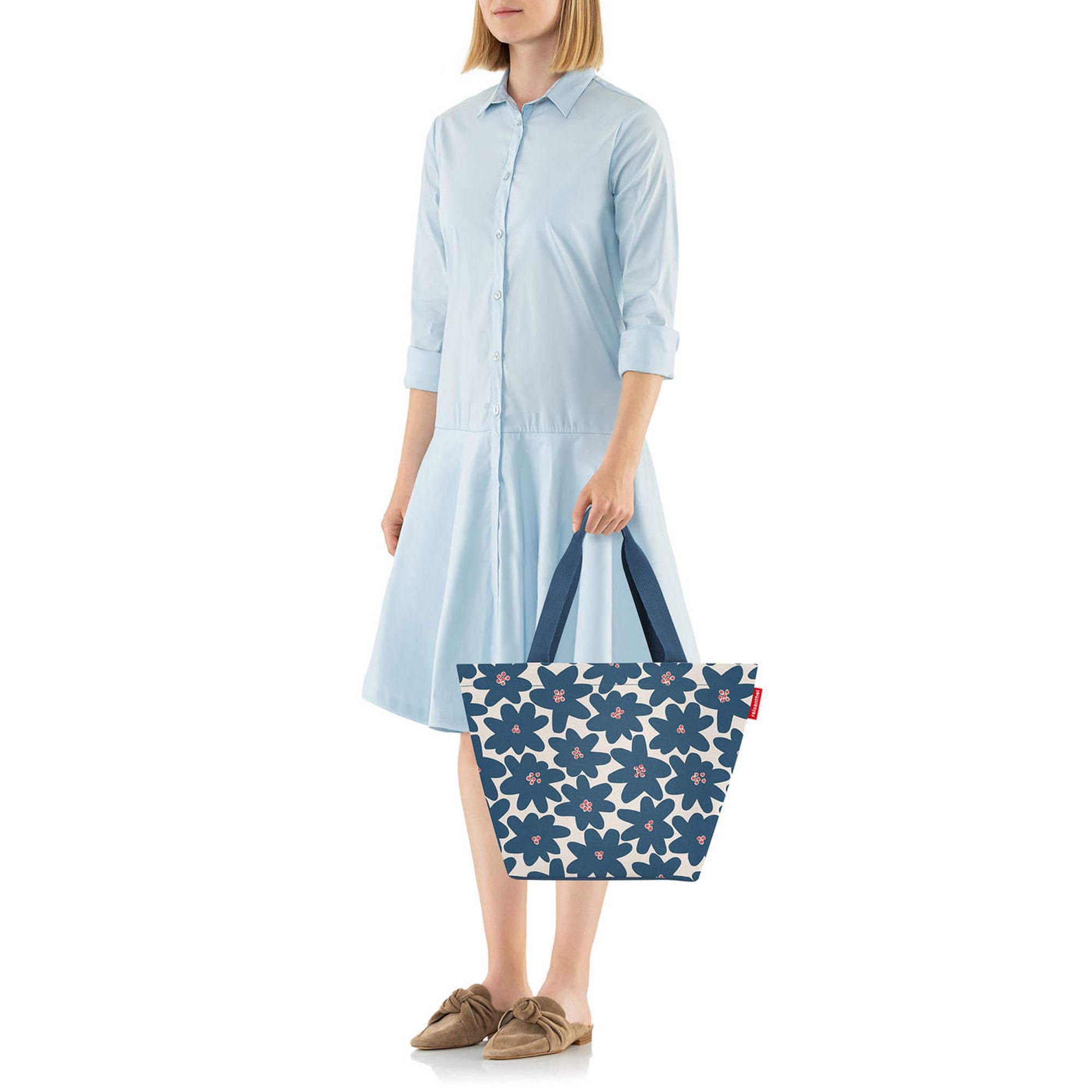 reisenthel - shopper M -daisy blue