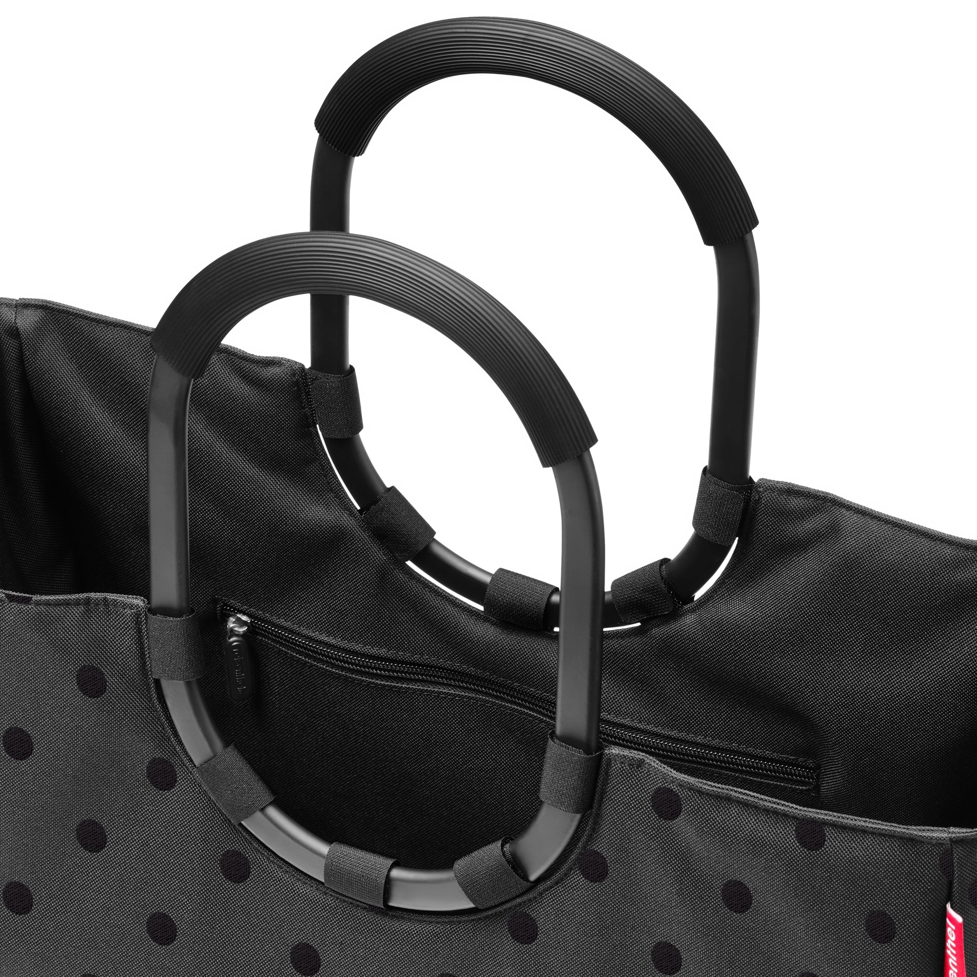 reisenthel - loopshopper L - frame glossy dots black