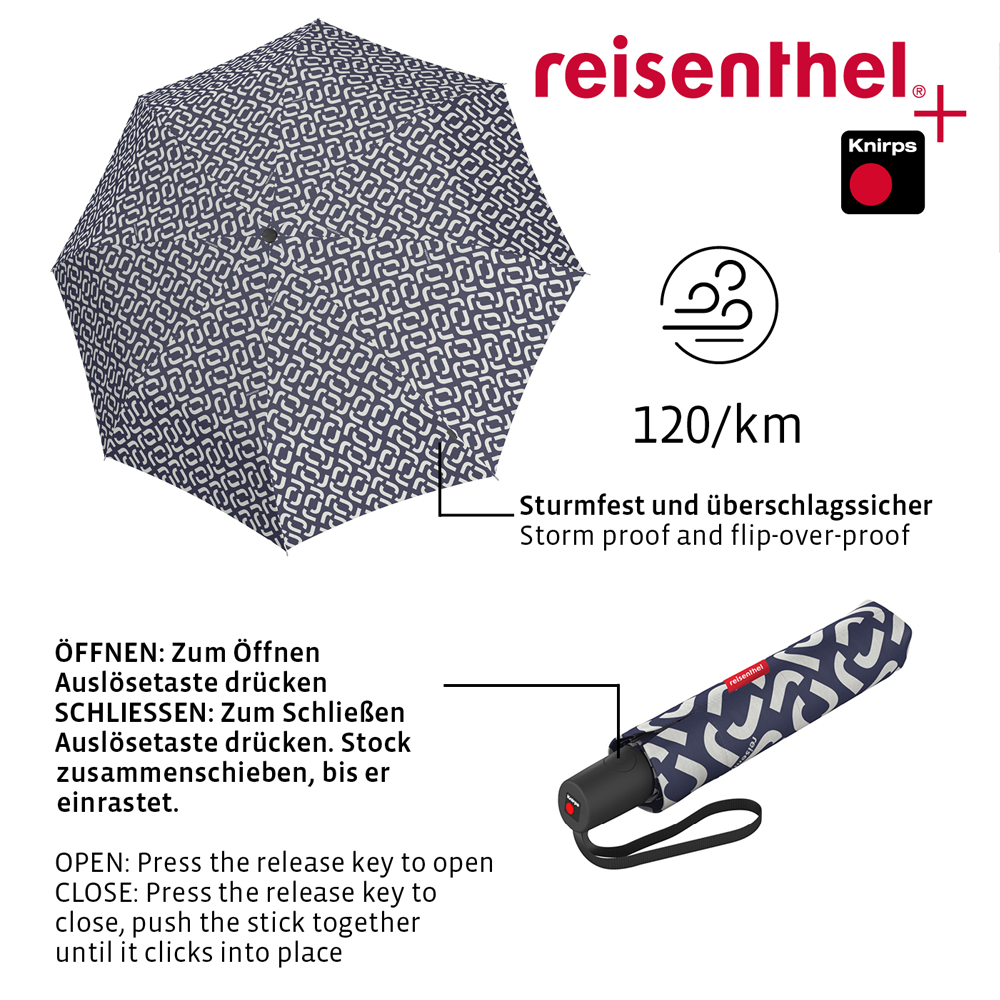 reisenthel - umbrella pocket duomatic - signature navy