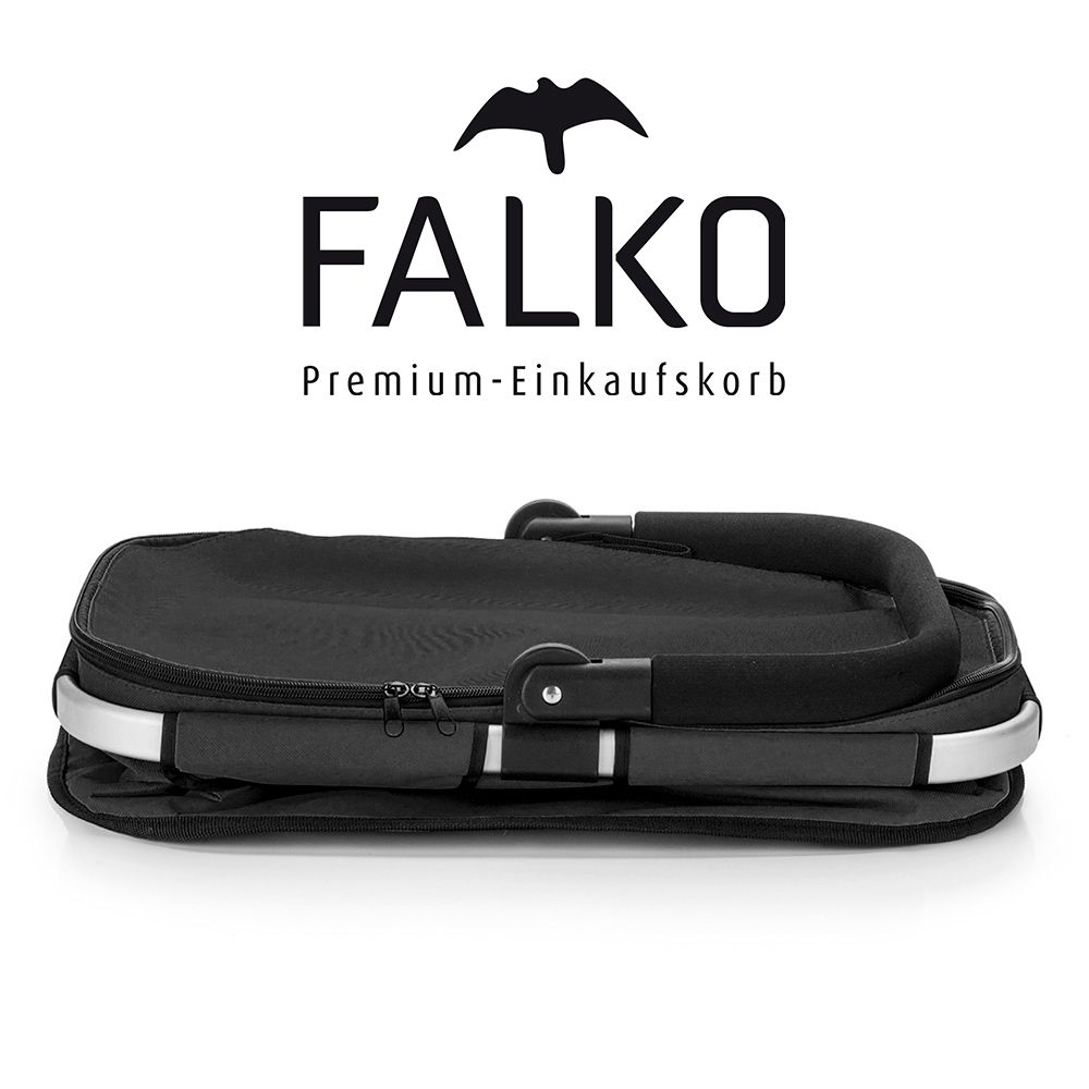 Genius - Falko Thermo Shopping Basket - Black with Dots