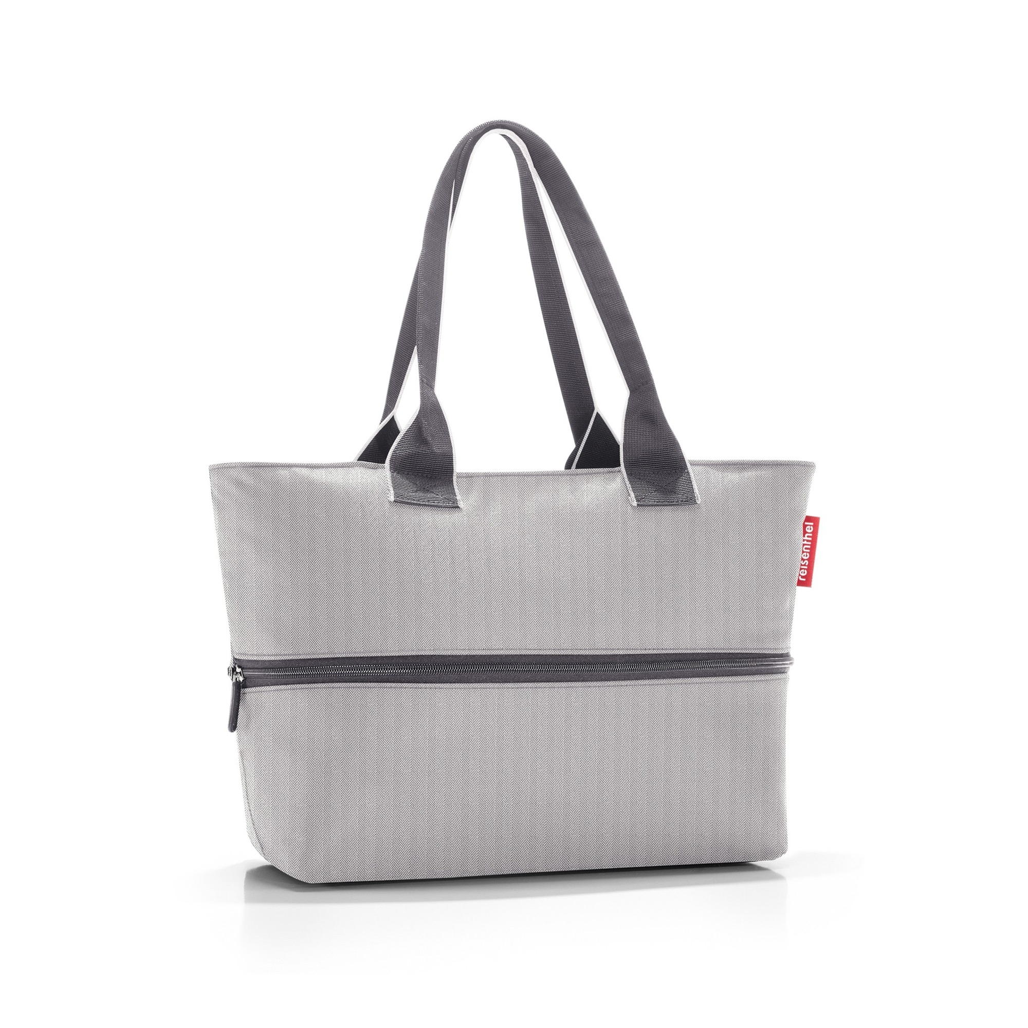 reisenthel - shopper e1 - heringbone grey