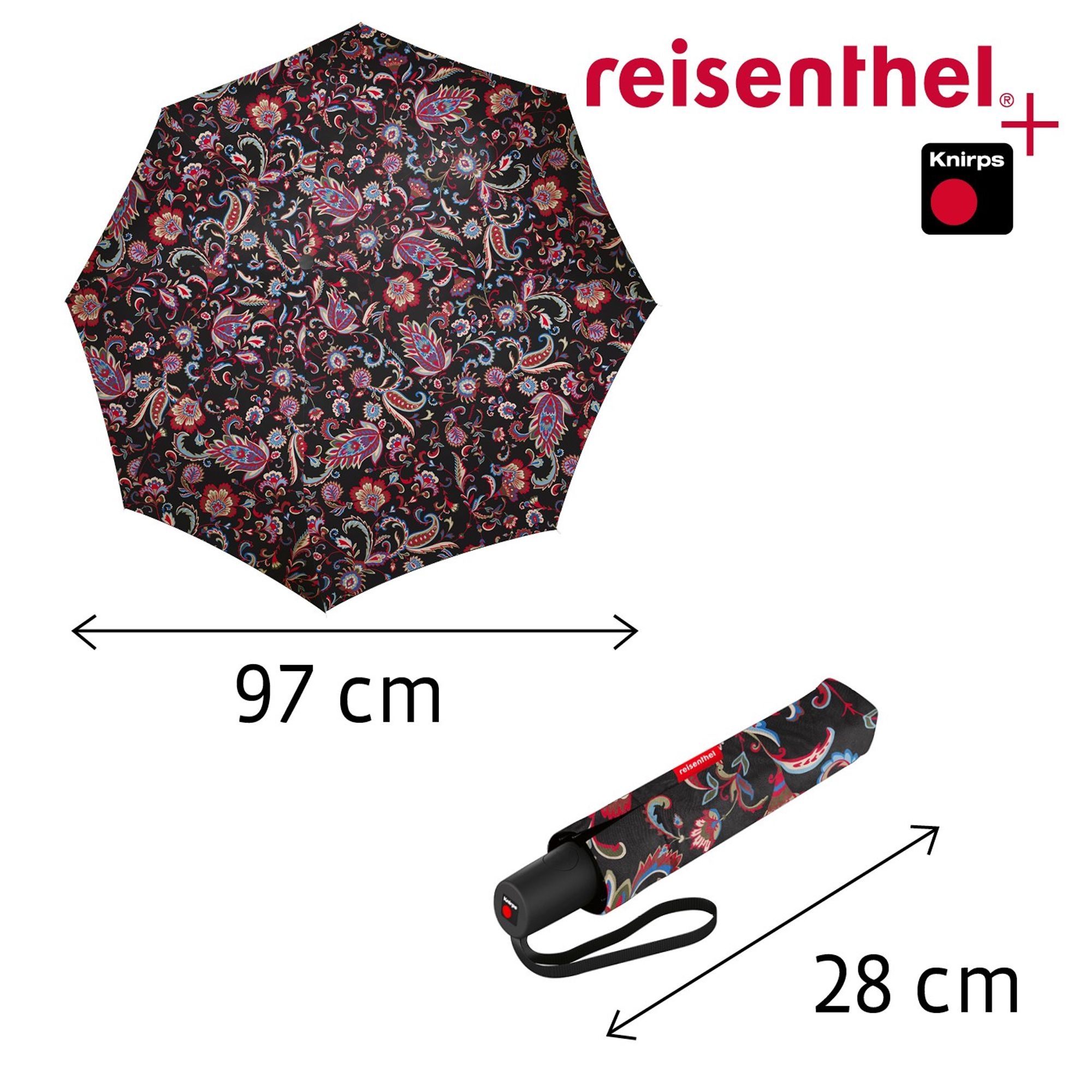 reisenthel - umbrella pocket duomatic - paisley black