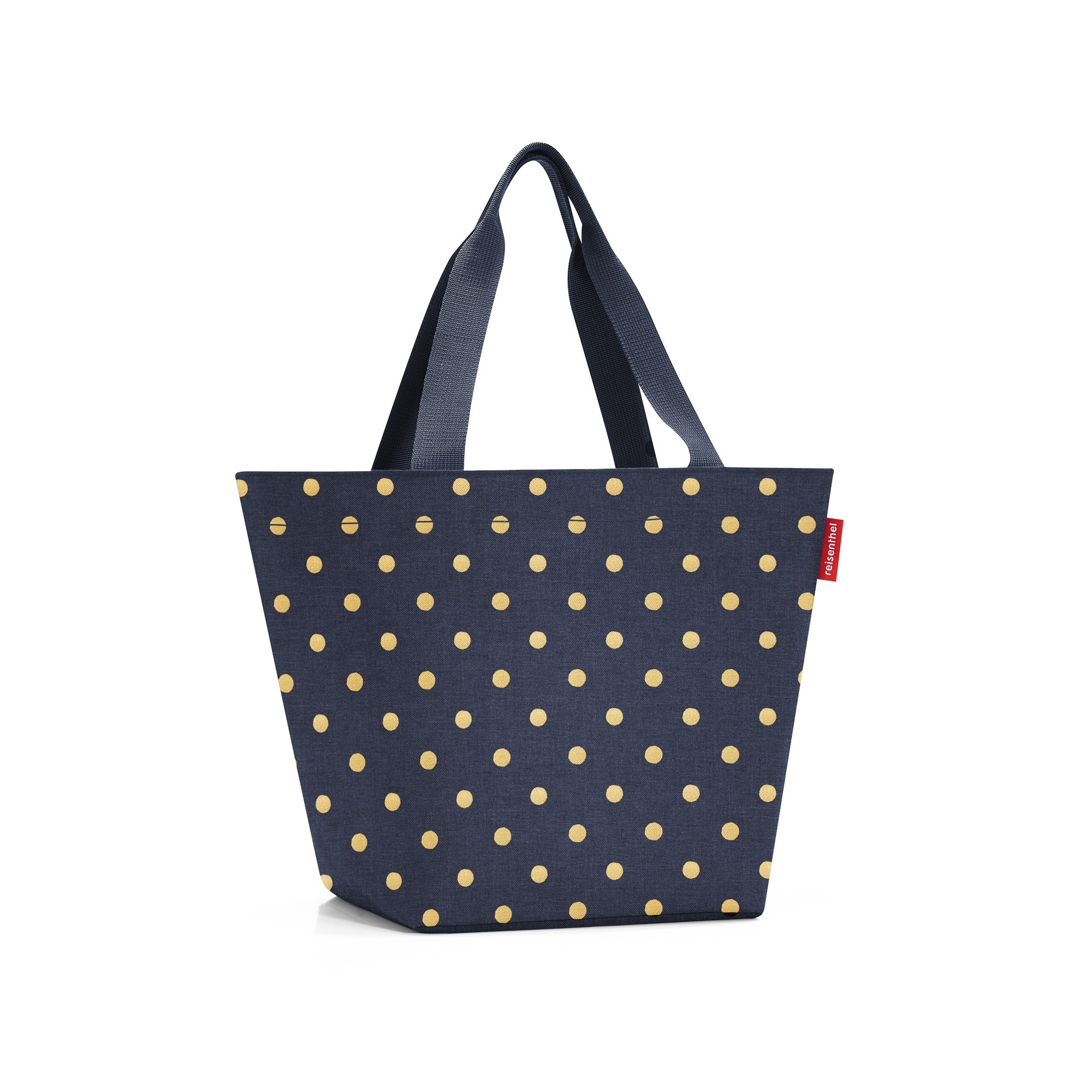 reisenthel - shopper M - metallic dots blue