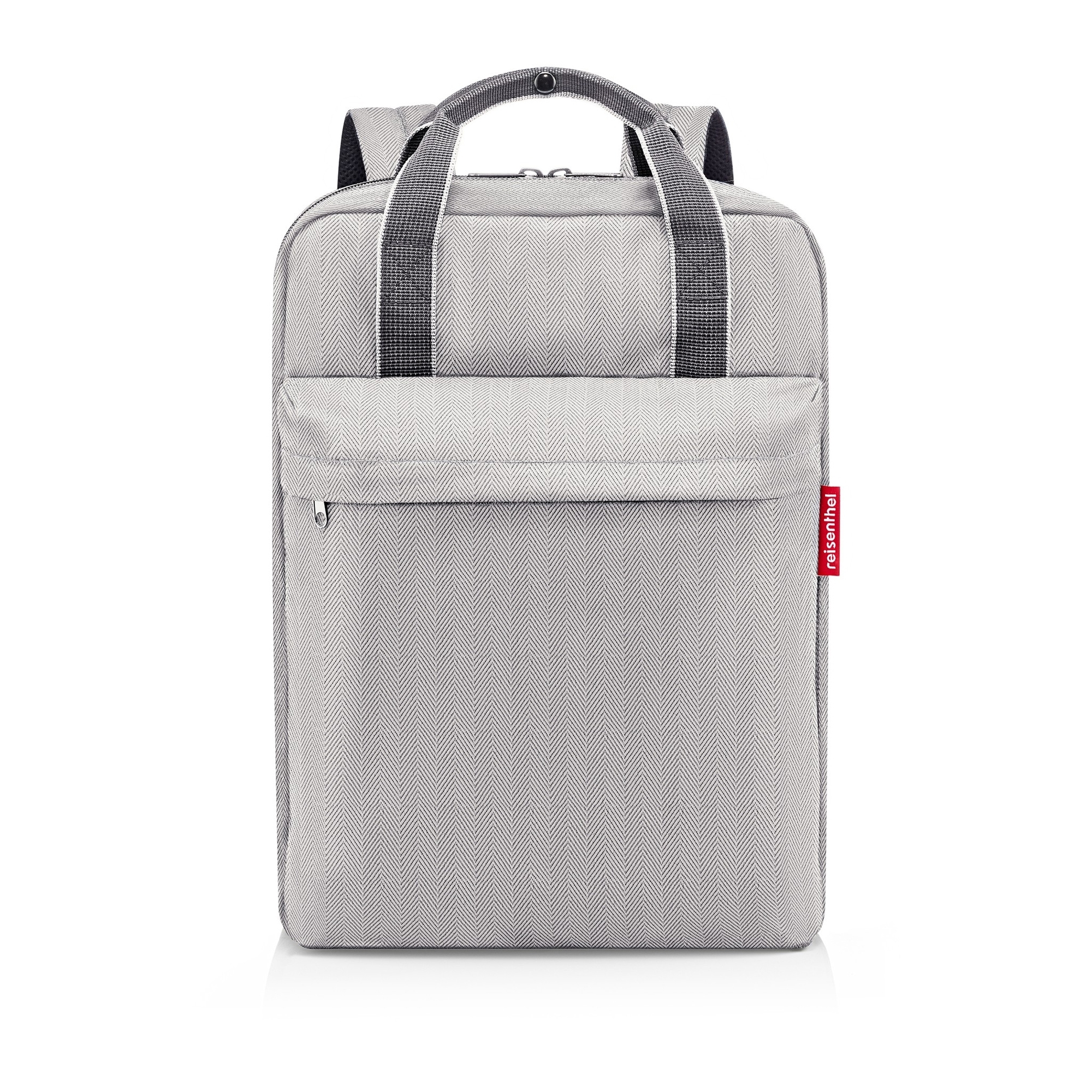 reisenthel - allday backpack m - herringbone grey