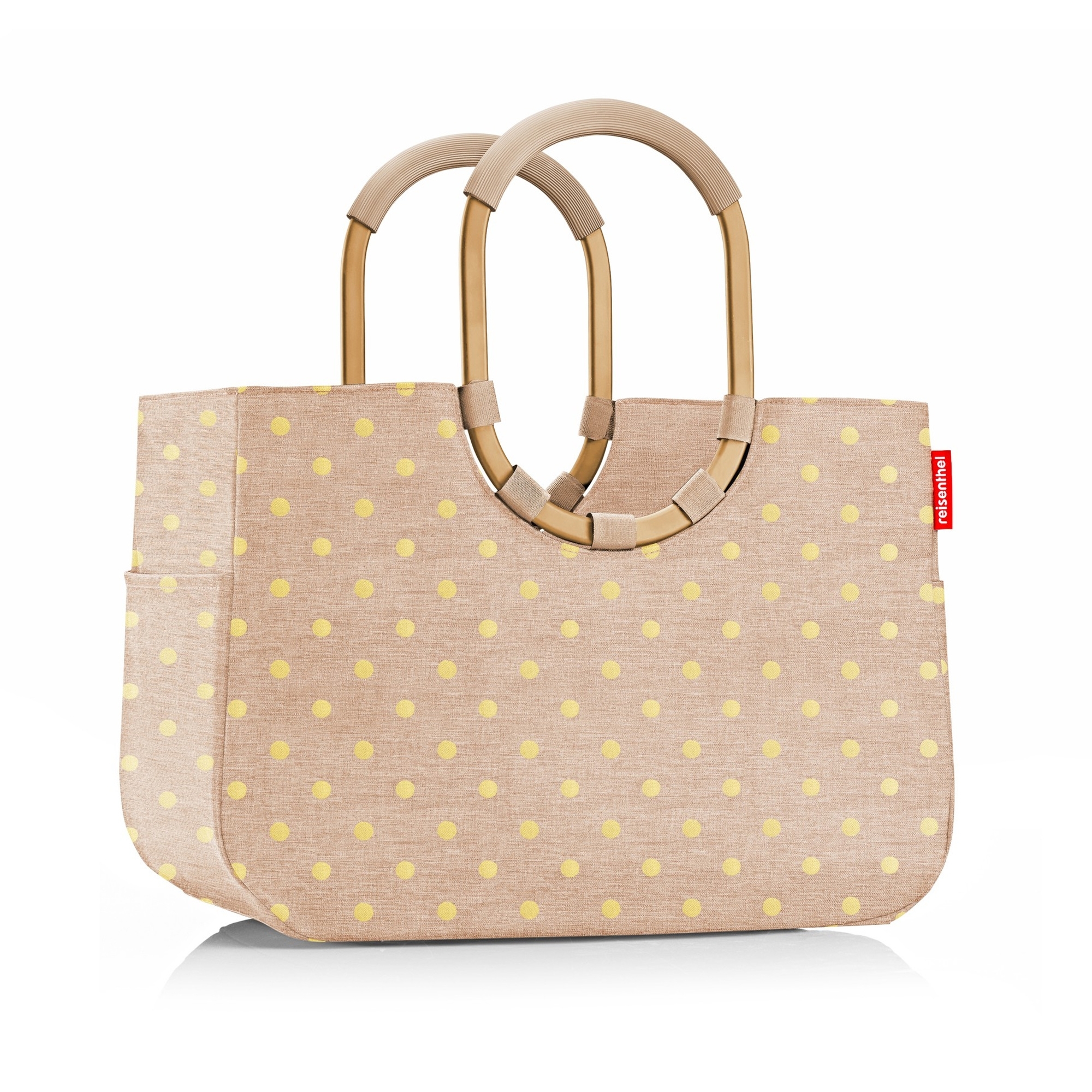 reisenthel - loopshopper L - metallic dots coffee