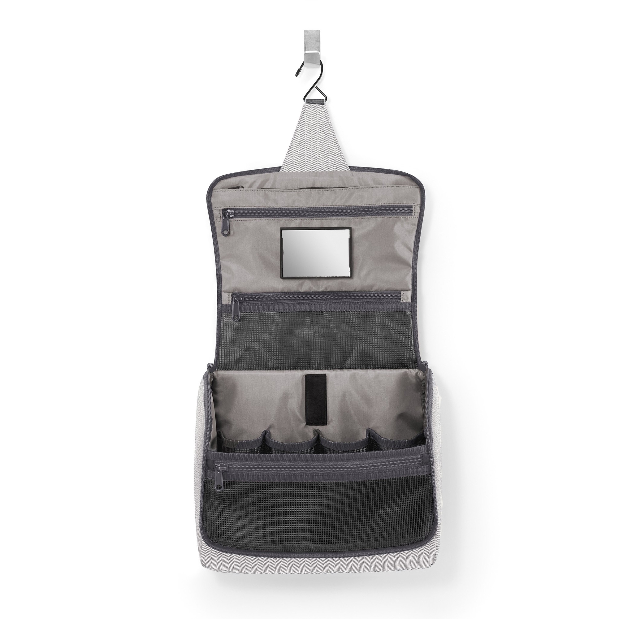 reisenthel - toiletbag XL - herringbone grey