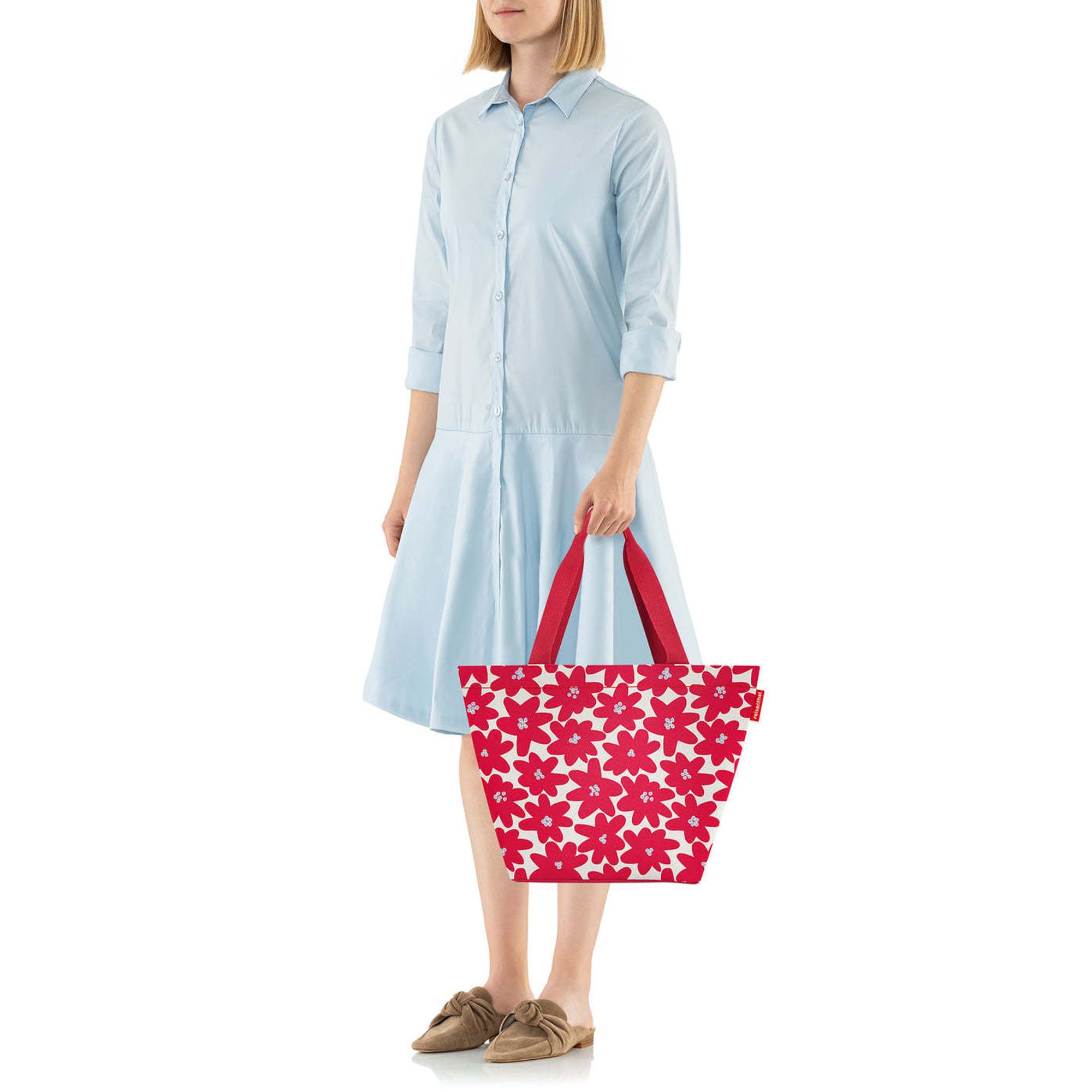 reisenthel - shopper M -daisy red