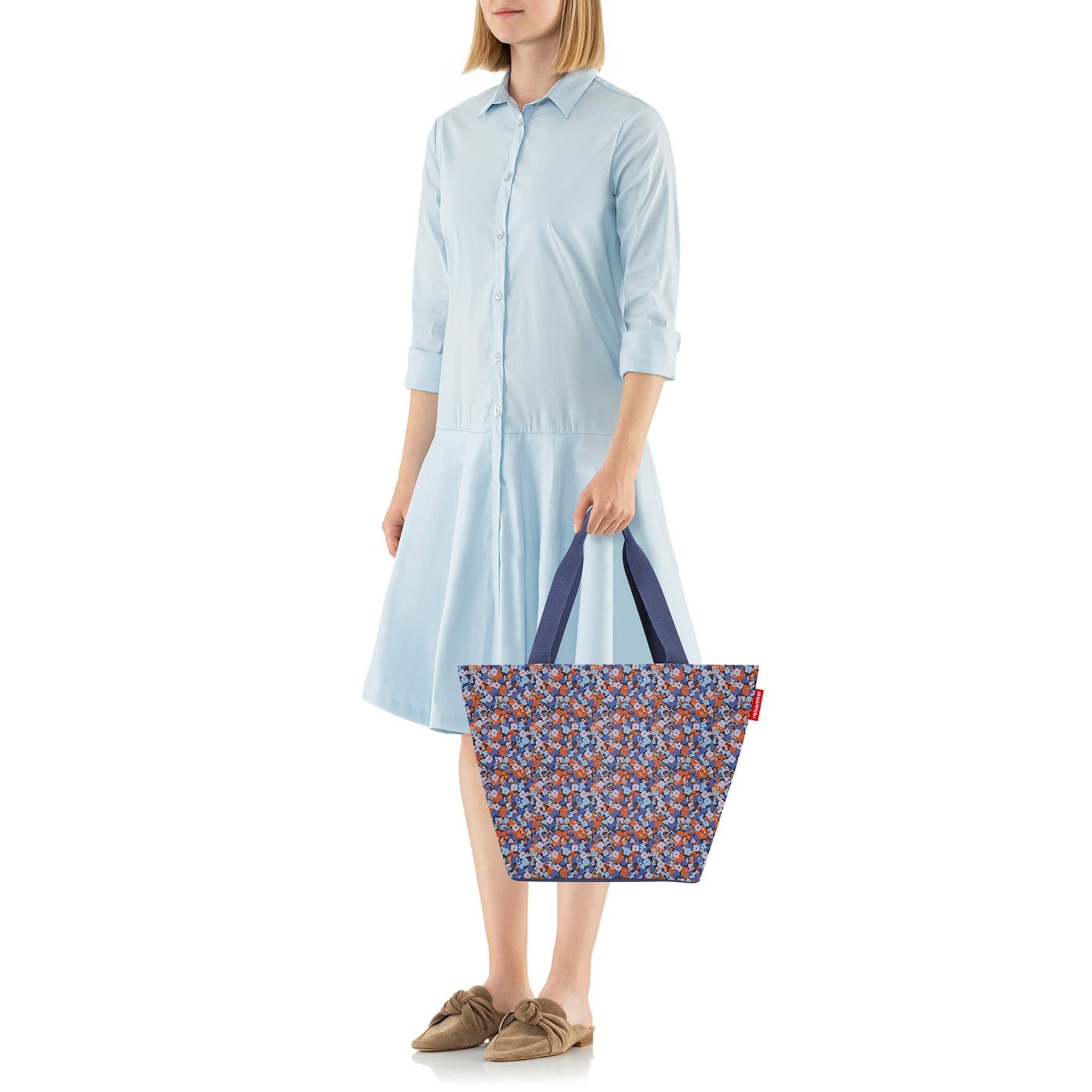 reisenthel - shopper M - viola blue