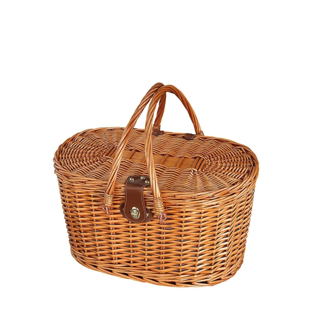 cilio - Picnic basket RIVA light brown