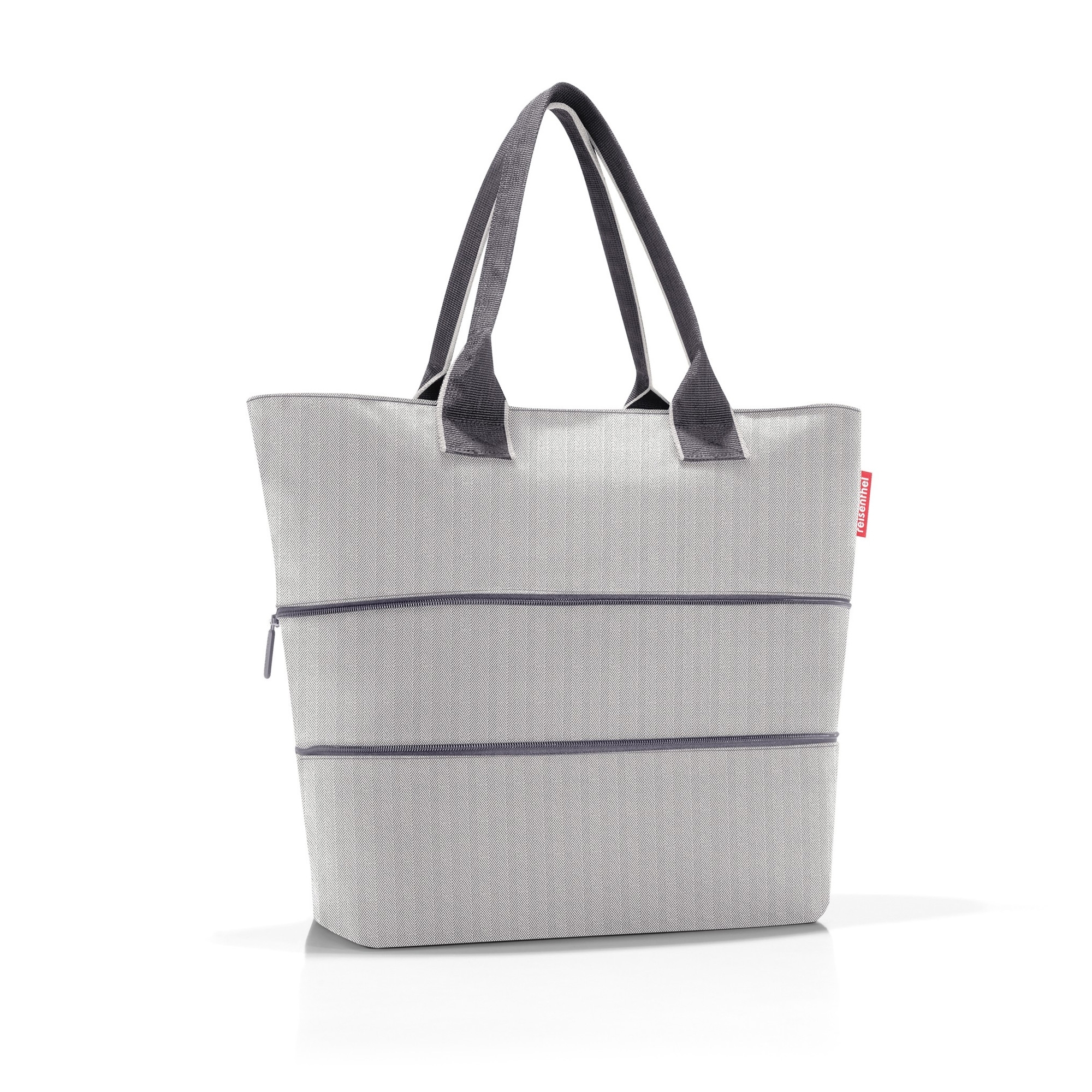 reisenthel - shopper e1 - heringbone grey