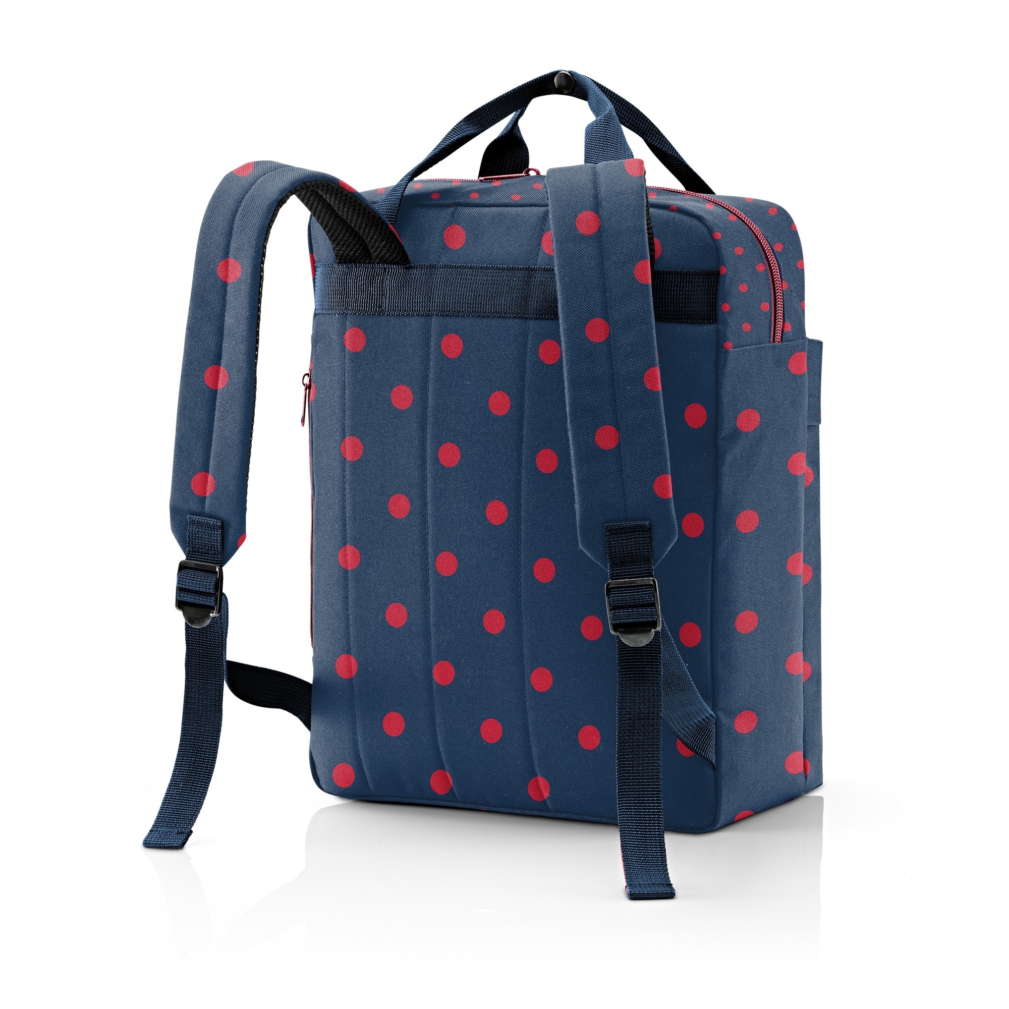 reisenthel - allday backpack m - mixed dots red