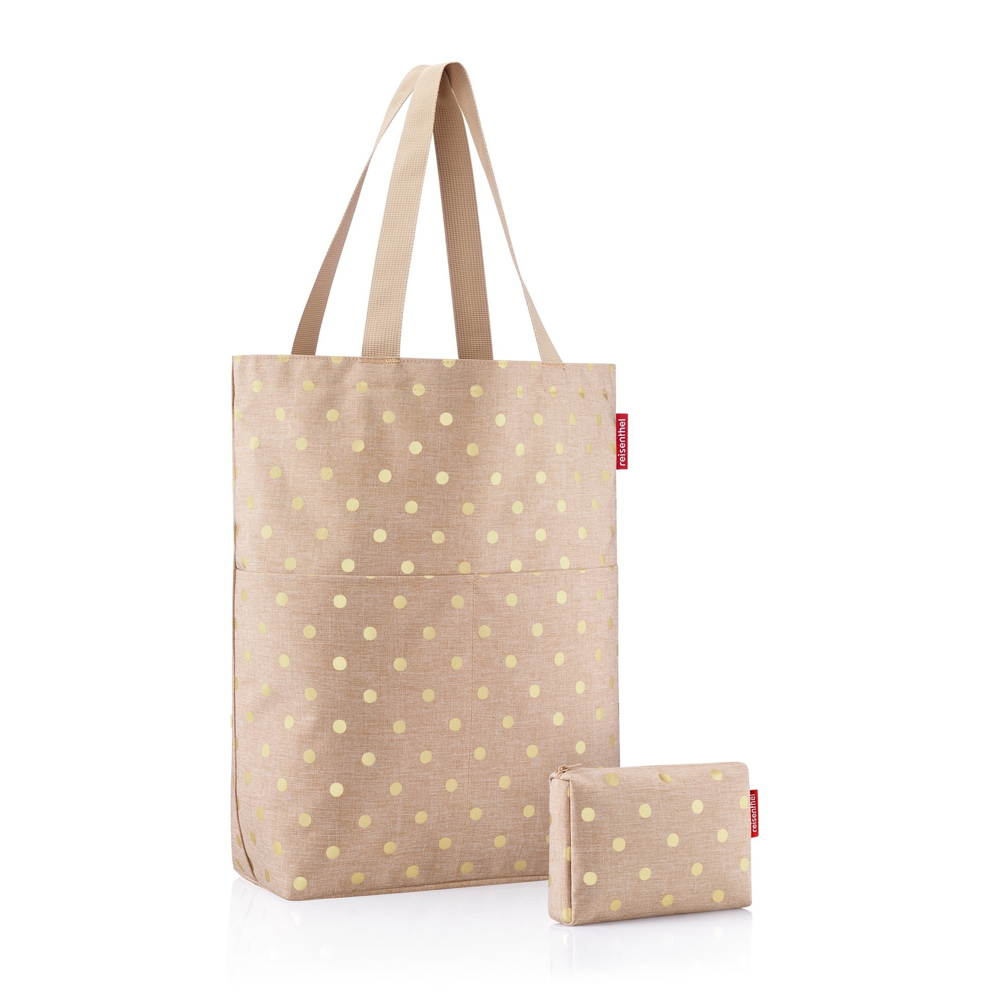 reisenthel - cityshopper 2 set #1 - metallic dots coffee