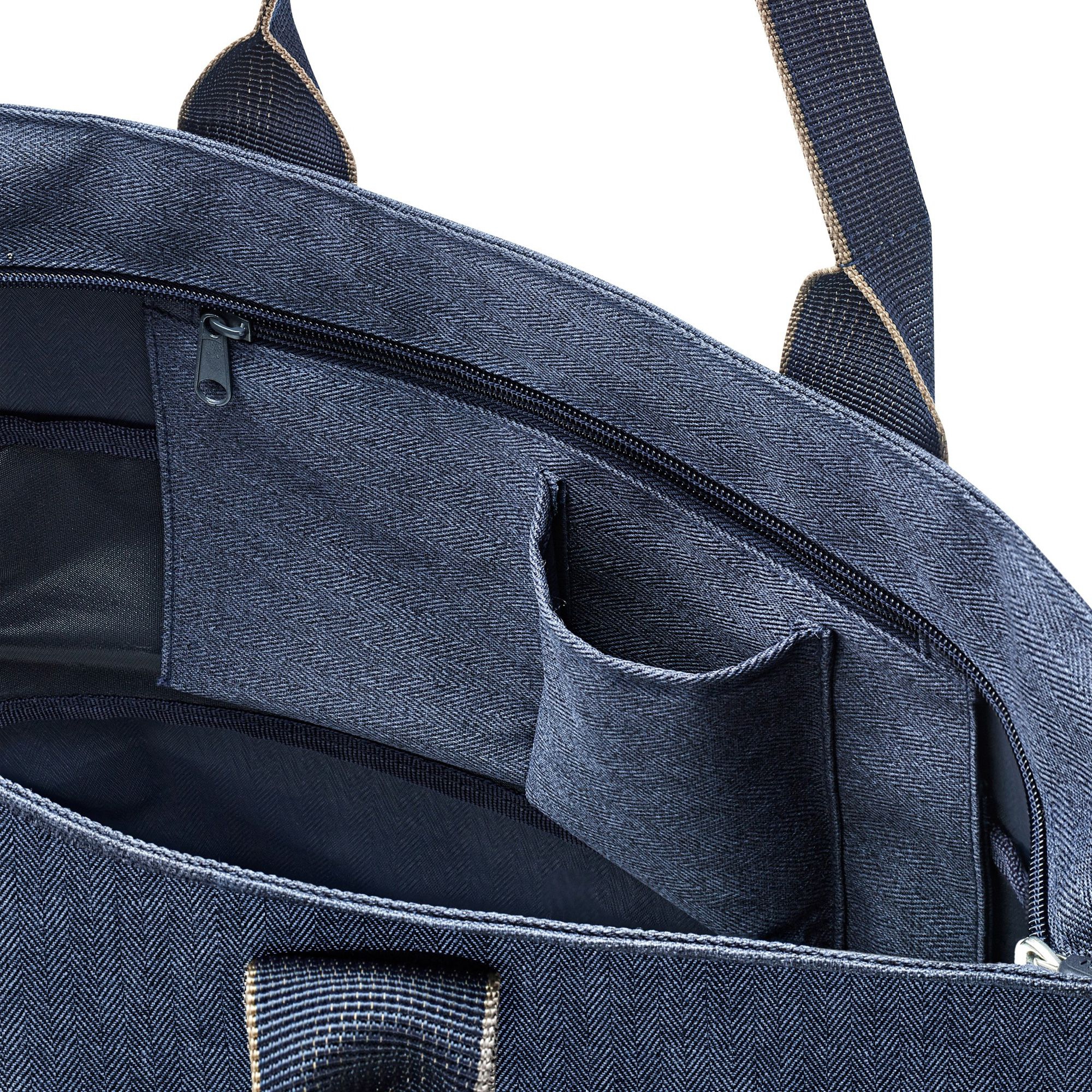 reisenthel - shopper e1 - herringbone dark blue