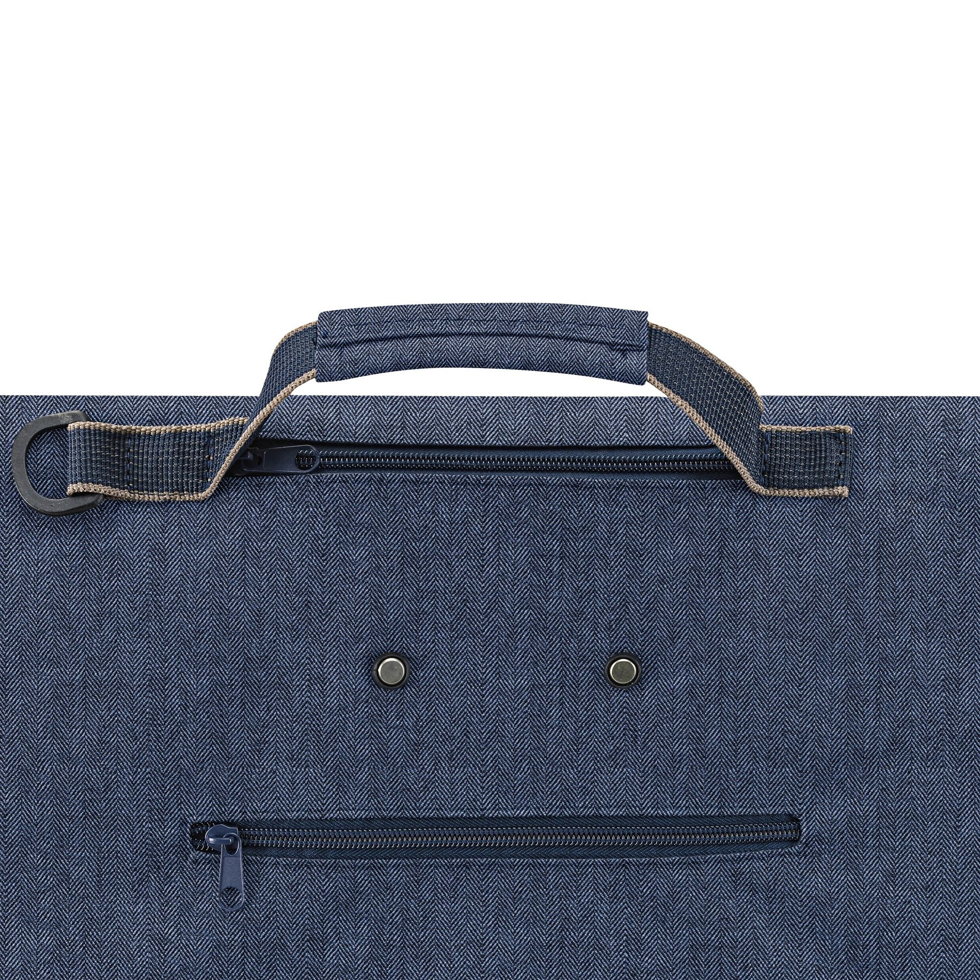 reisenthel - trolley M -herringbone dark blue