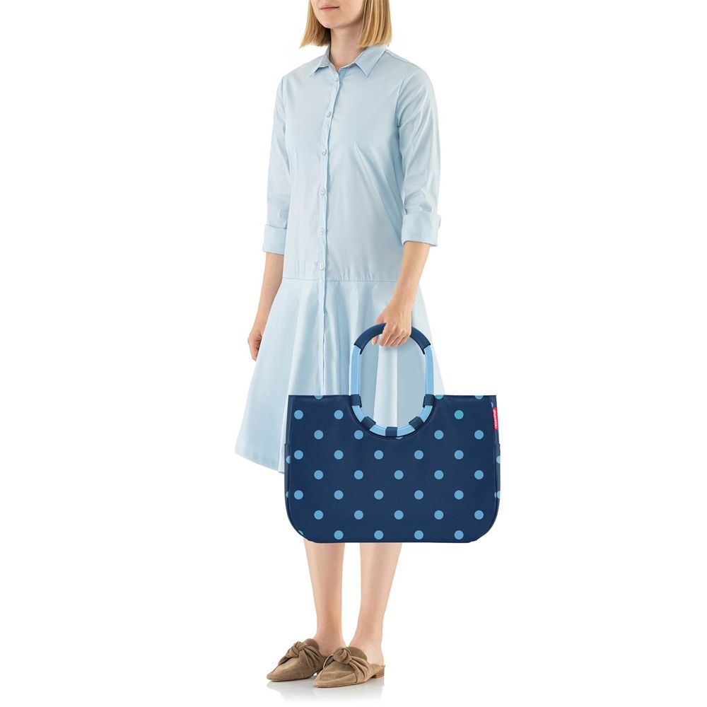 reisenthel - loopshopper L - frame mixed dots blue