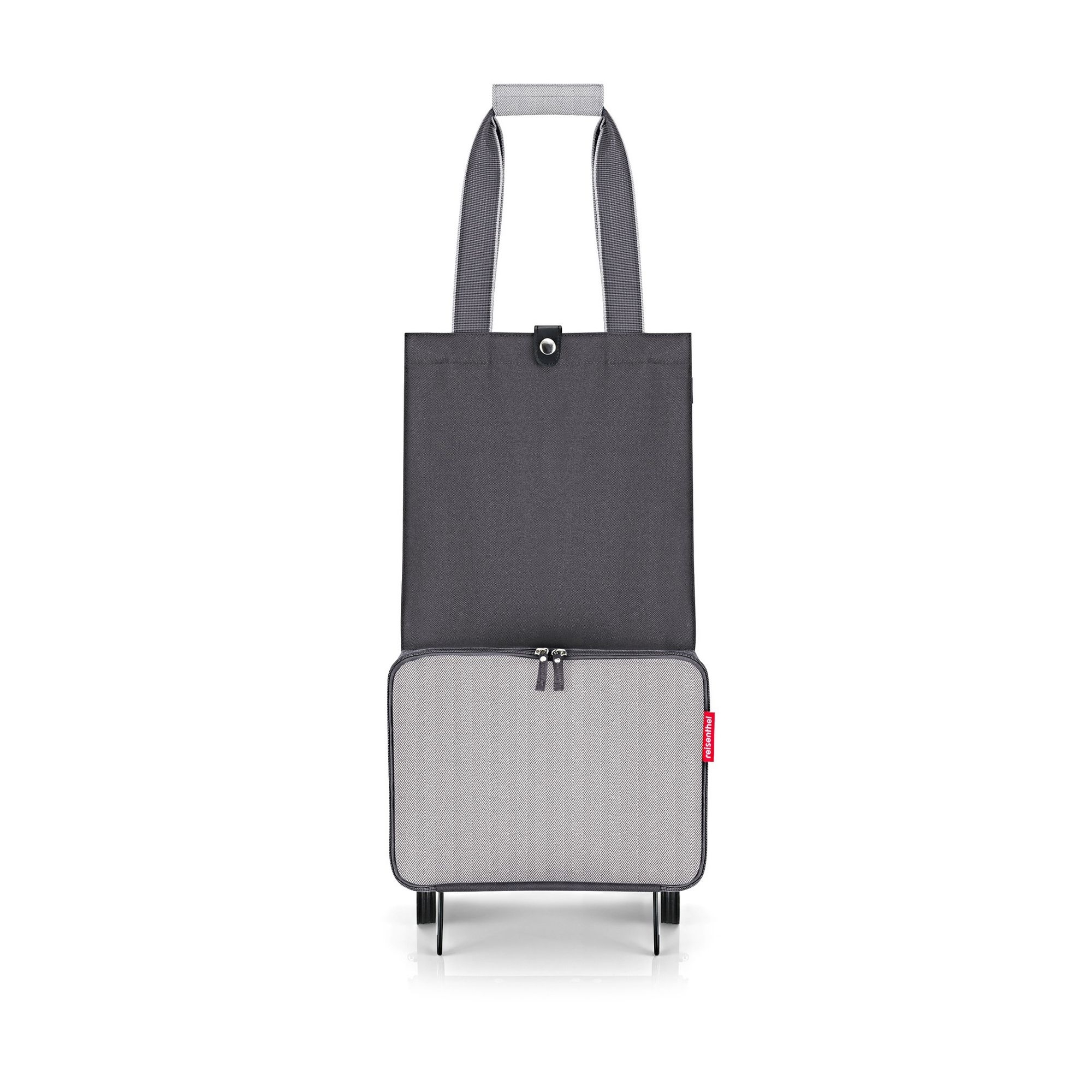 reisenthel - foldabletrolley - herringbone grey