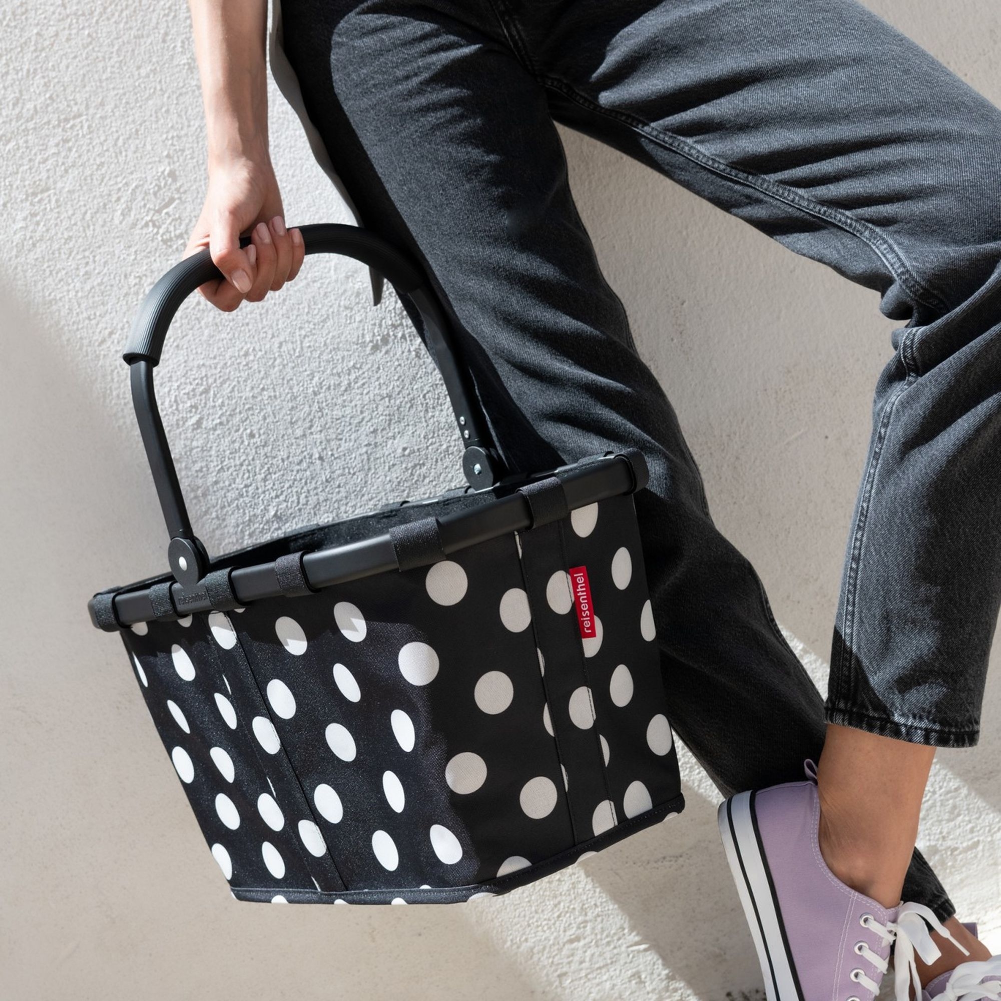 reisenthel - carrybag - dots white