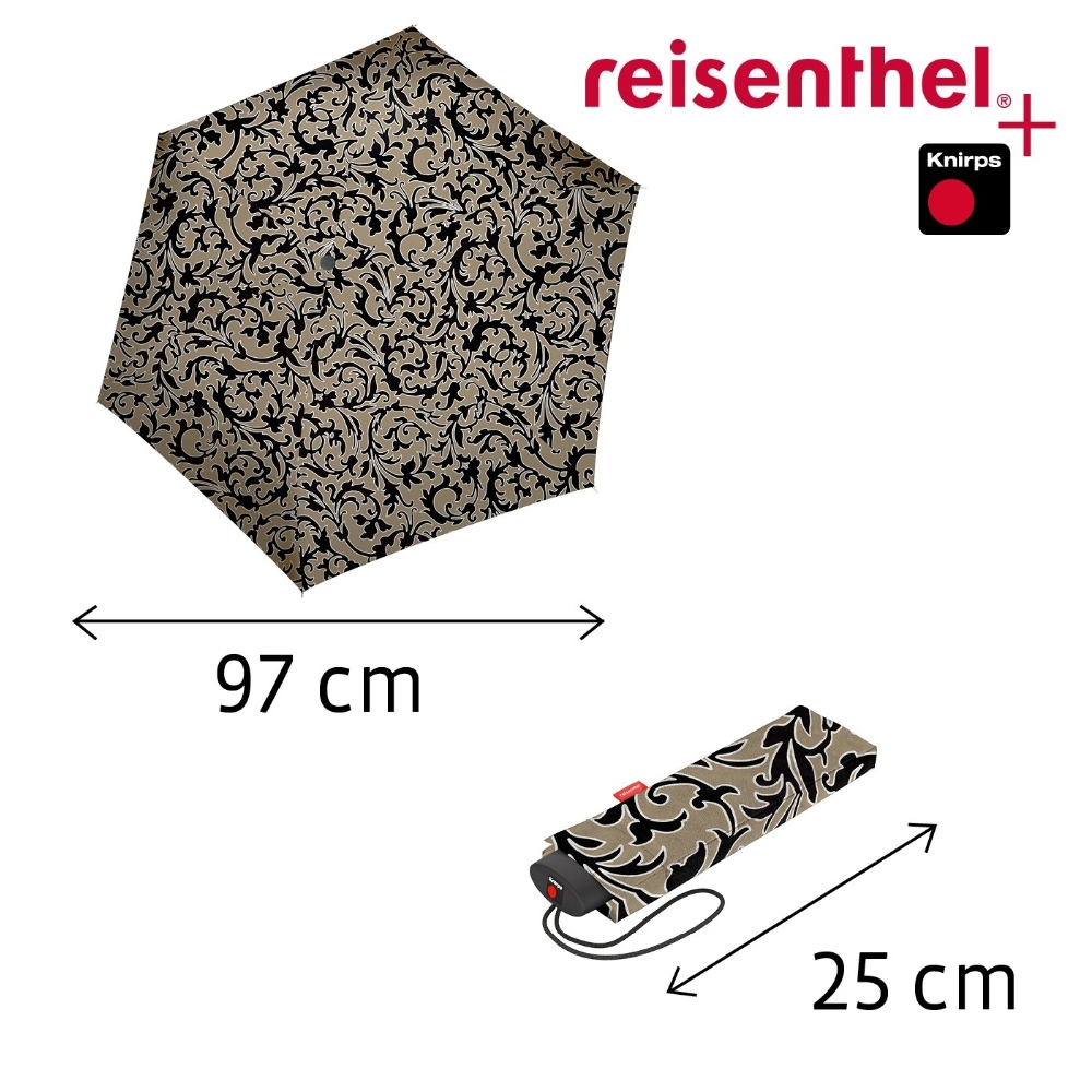 reisenthel - umbrella pocket mini - baroque marble