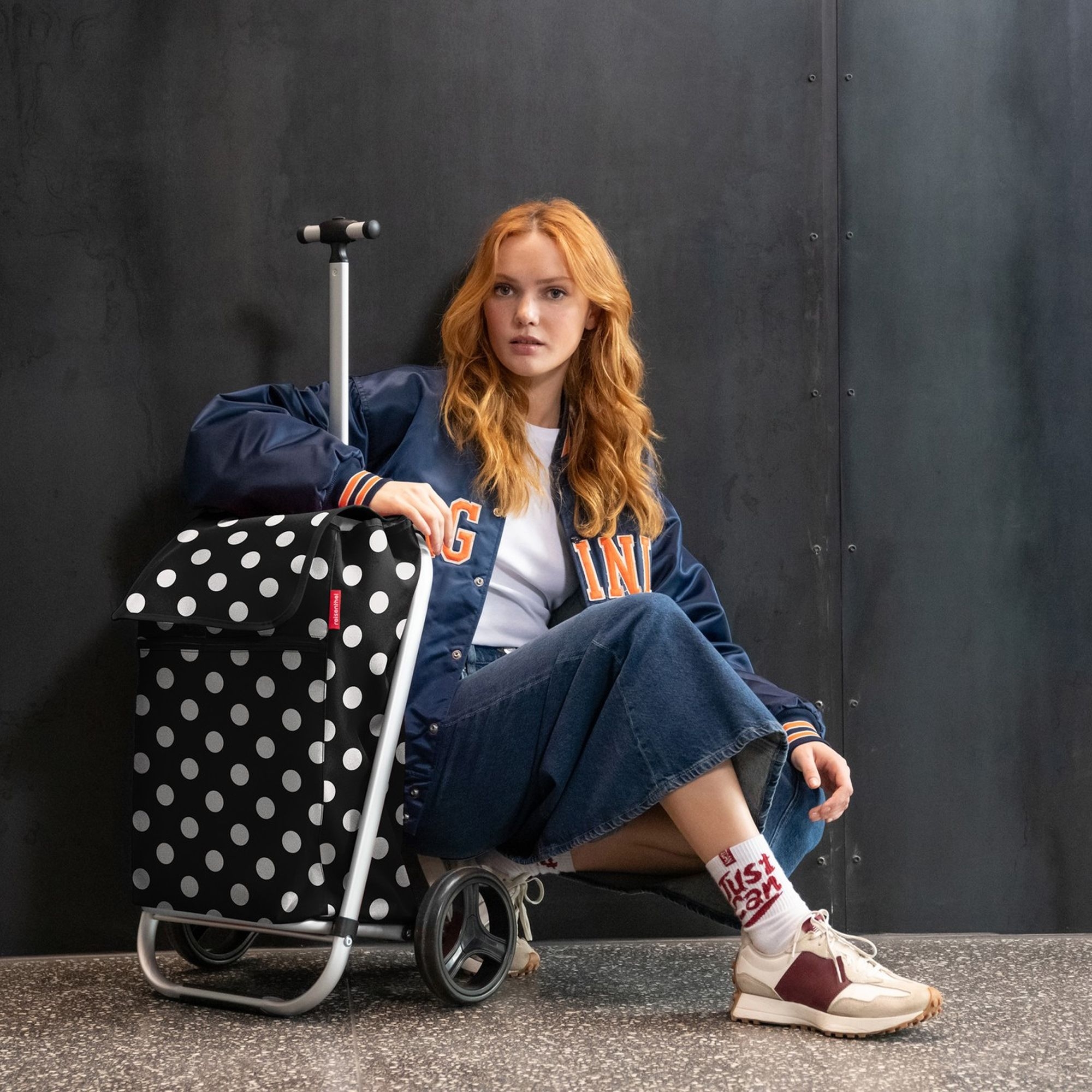 reisenthel - shopping trolley - dots white