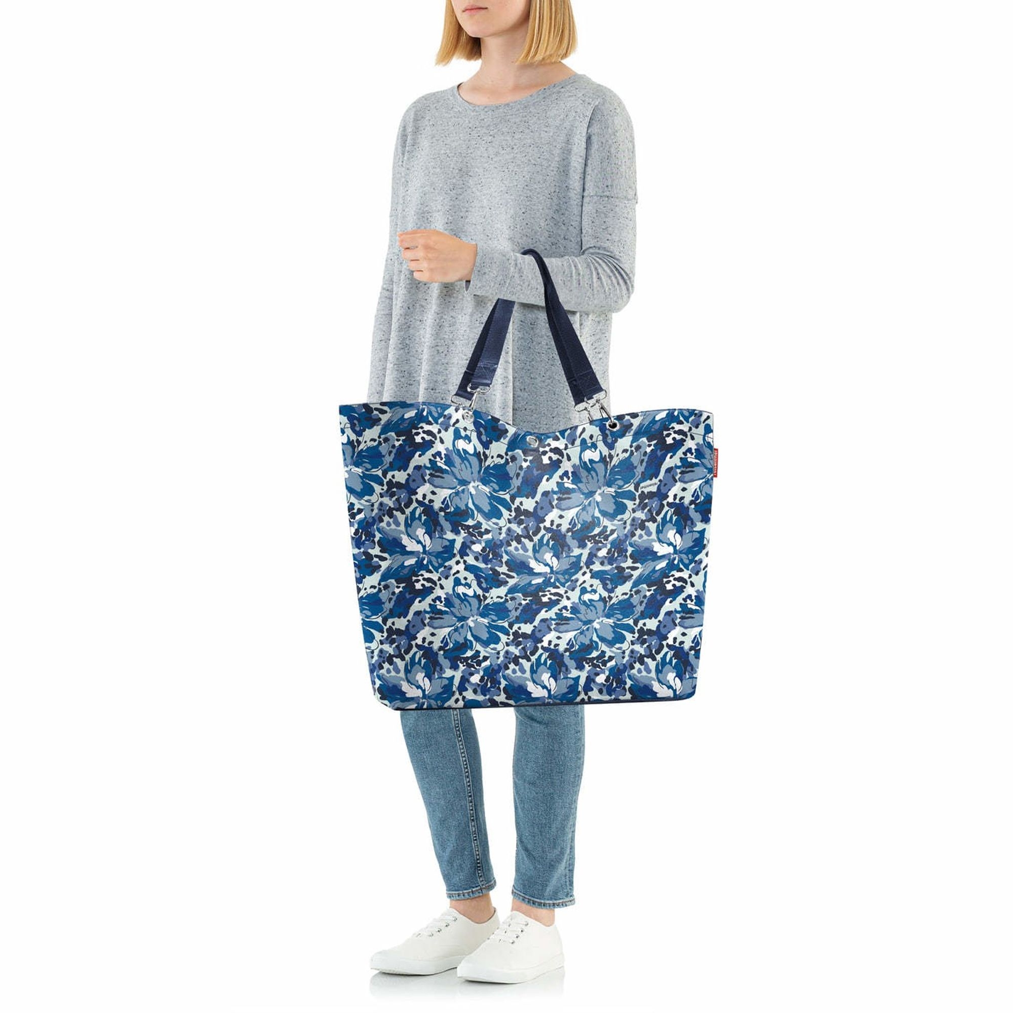 reisenthel - shopper XL -  flora blue