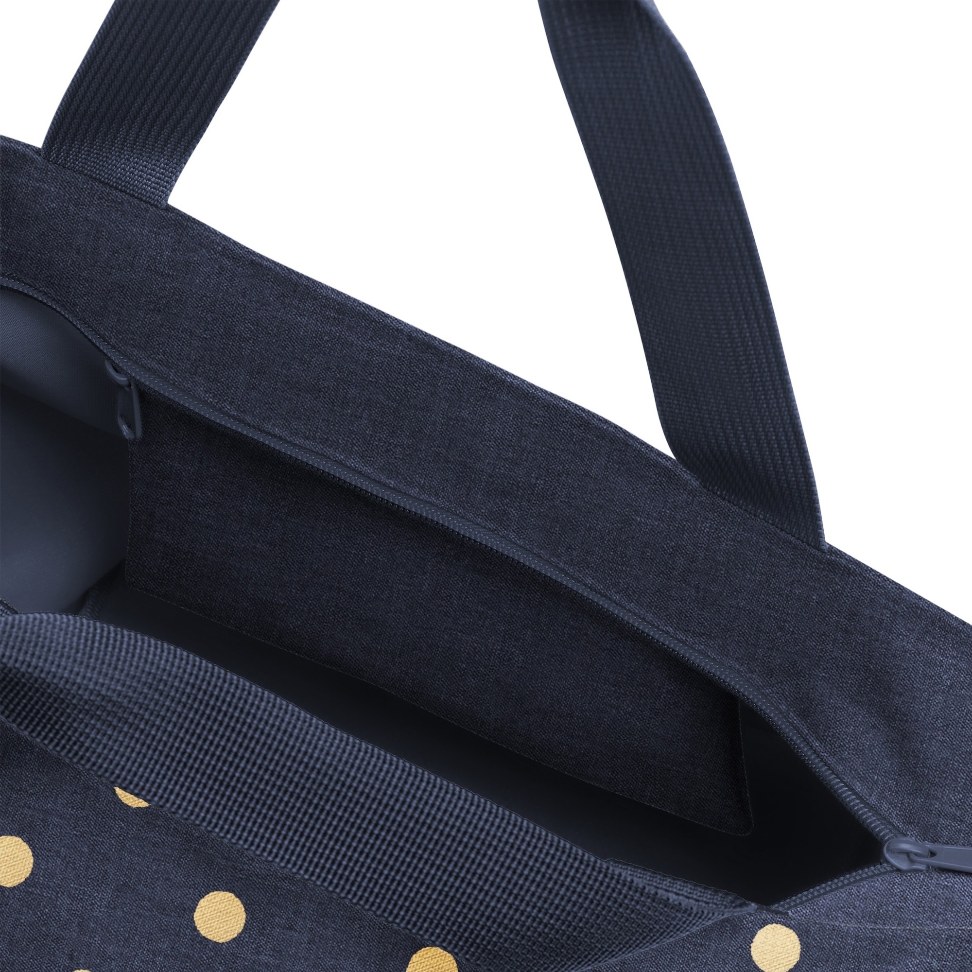 reisenthel - shopper M - metallic dots blue