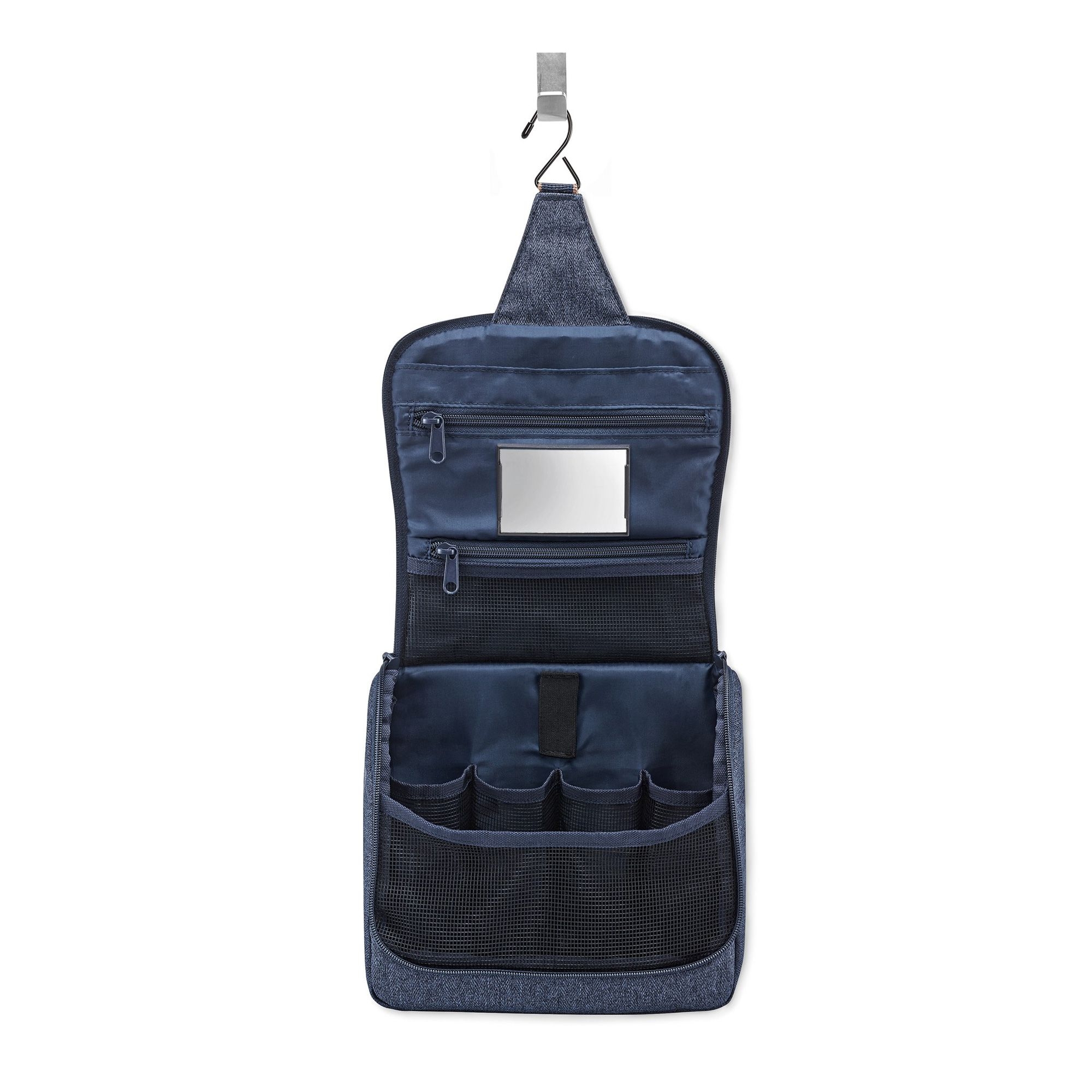 reisenthel - toiletbag XL - herringbone dark blue