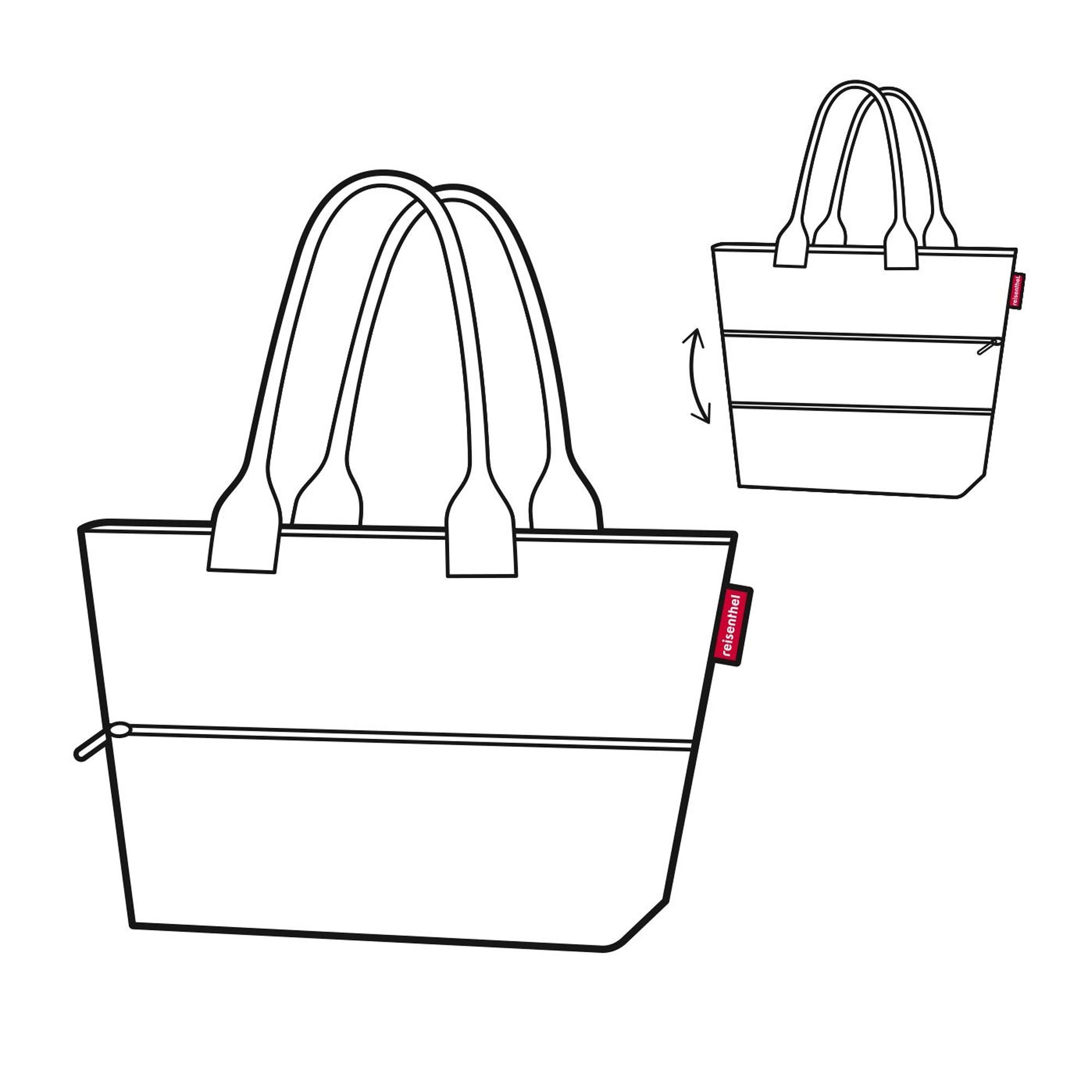 reisenthel - shopper e1 - daisy red