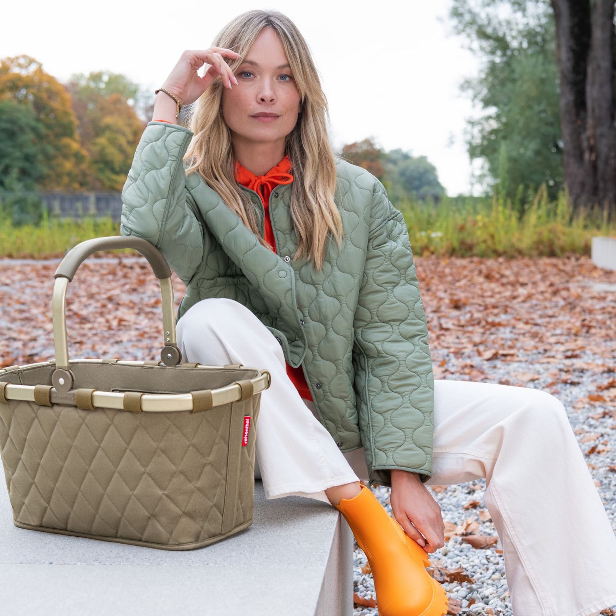 reisenthel - carrybag - rhombus olive