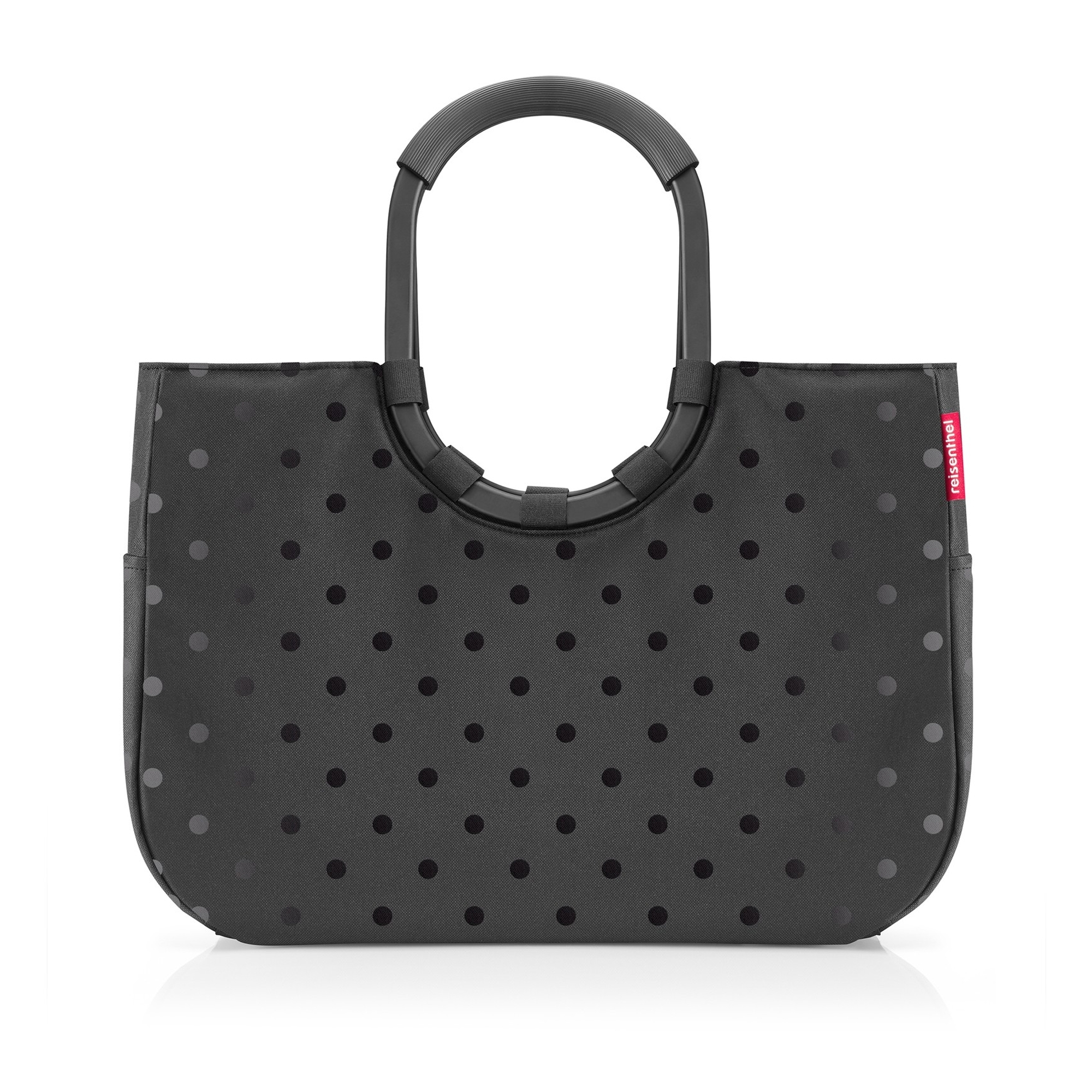 reisenthel - loopshopper L - frame glossy dots black